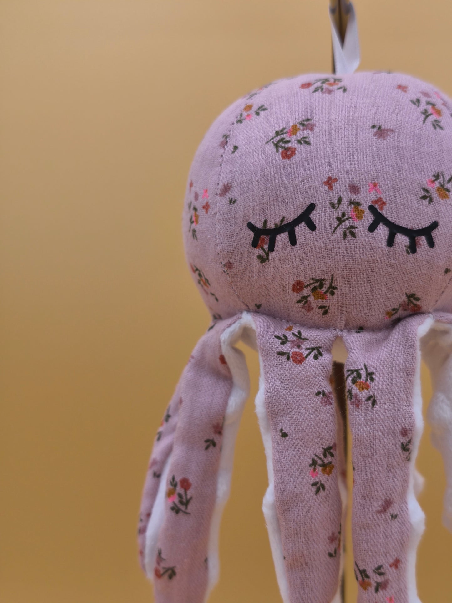 Mr Poulpe - fleuri rose