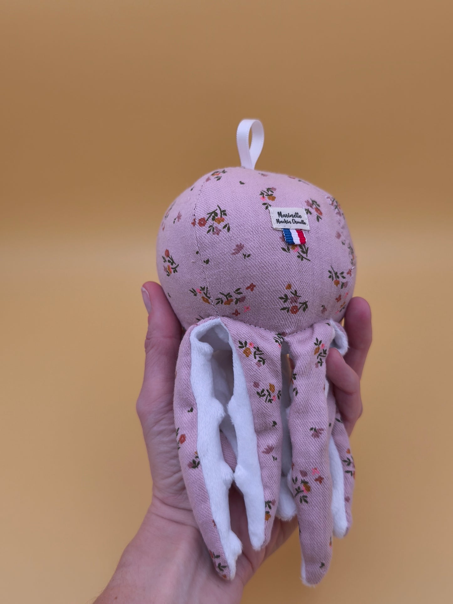 Mr Poulpe - fleuri rose