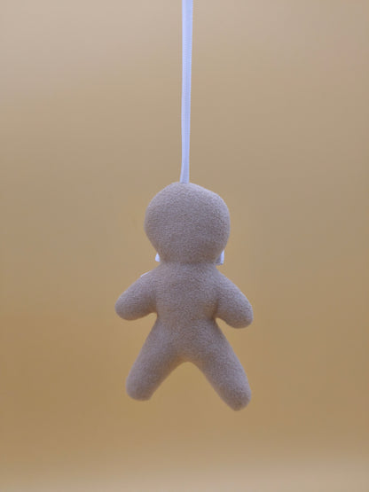 Suspension bonhomme pain d'épices - beige