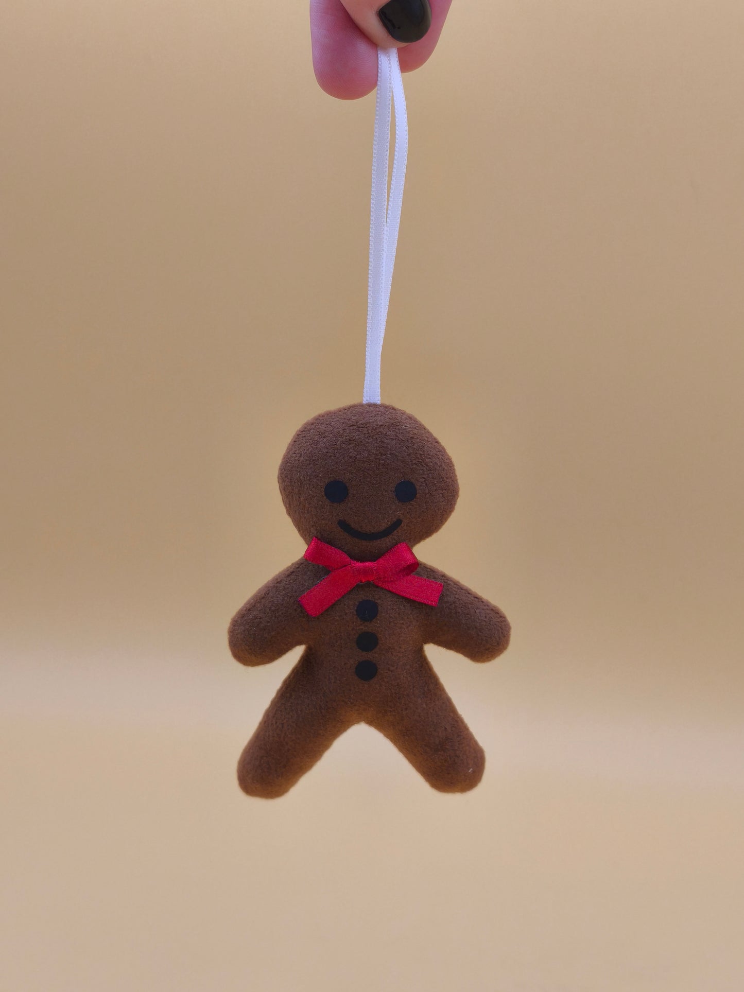 Suspension bonhomme pain d'épices - camel