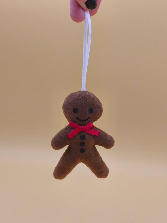 Suspension bonhomme pain d'épices - camel