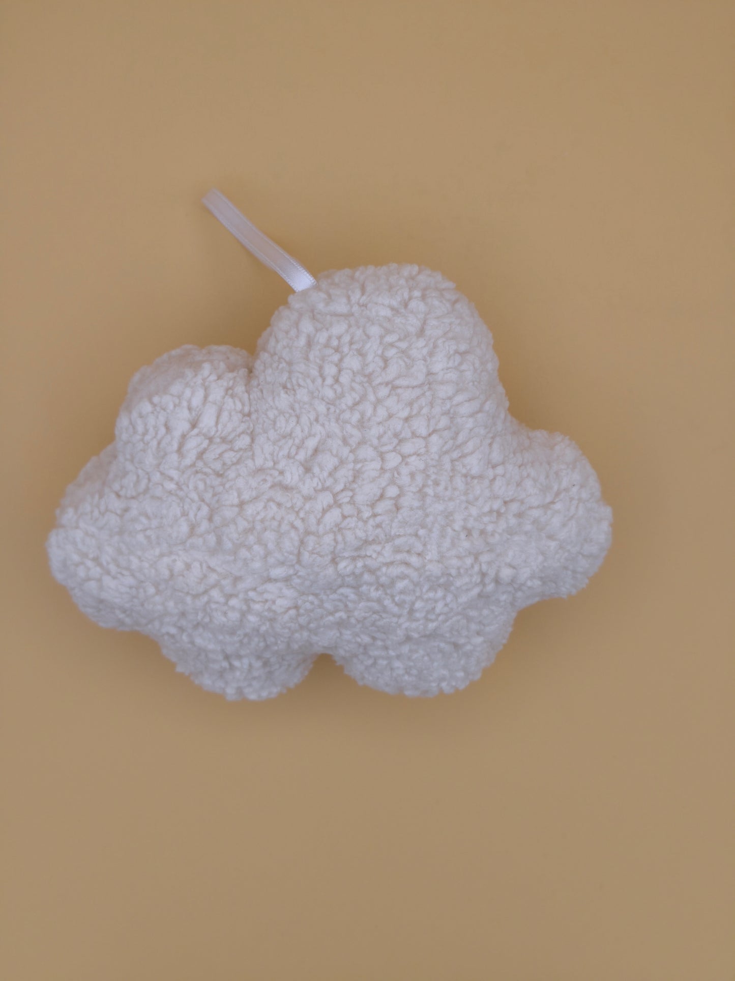 suspension nuage en tissu polaire doux décoration chambre bébé fait main France