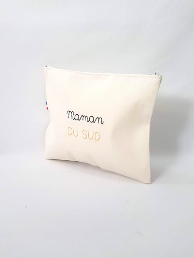 SUR COMMANDE - Pochette brodée