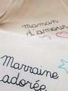 SUR COMMANDE - Pochette brodée