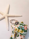 Porte clef Hippocampe "Fleuri"