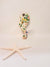 Porte clef Hippocampe "Fleuri"