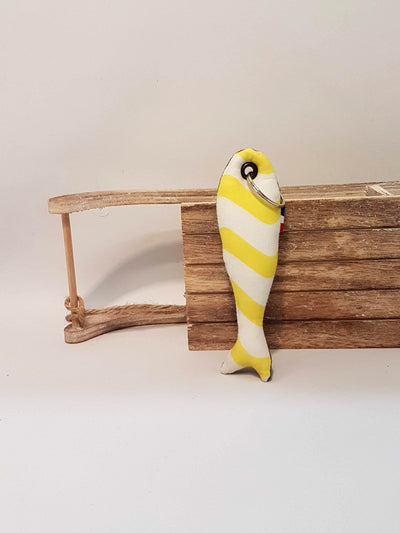 Porte clef Sardine "Kaki"